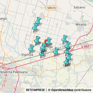 Mappa Via Roma, 30030 Pianiga VE, Italia (3.045)