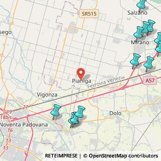 Mappa Via Roma, 30030 Pianiga VE, Italia (6.94083)