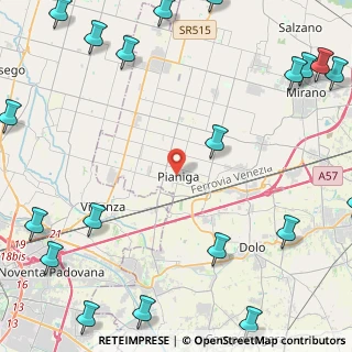 Mappa Via Roma, 30030 Pianiga VE, Italia (7.283)