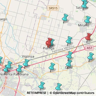 Mappa Via Venezia, 30030 Pianiga VE, Italia (6.482)