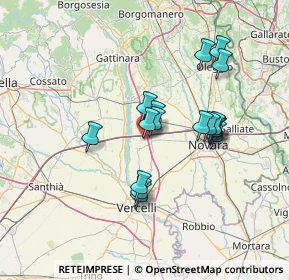 Mappa Strada Provinciale Biandrate-Recetto, 28060 Recetto NO, Italia (12.01235)