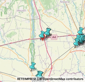 Mappa SP Biandrate-Recetto, 28060 Recetto NO, Italia (11.2485)