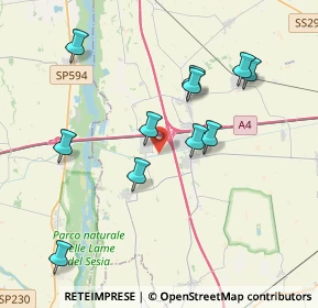 Mappa SP Biandrate-Recetto, 28060 Recetto NO, Italia (3.77909)