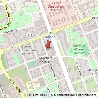 Mappa Via del Pettirosso, 4, 20147 Milano, Milano (Lombardia)