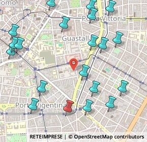 Mappa Via Curtatone, 20100 Milano MI, Italia (0.6535)