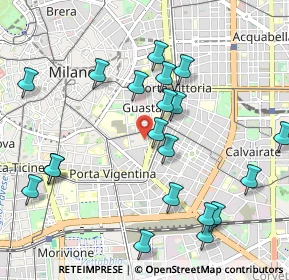 Mappa Via Curtatone, 20100 Milano MI, Italia (1.1185)
