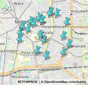 Mappa Via Curtatone, 20100 Milano MI, Italia (0.8915)