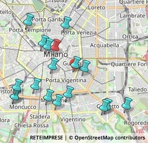 Mappa Via Curtatone, 20100 Milano MI, Italia (2.26111)