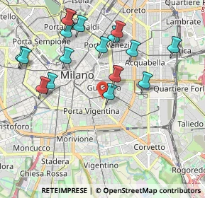 Mappa Via Curtatone, 20100 Milano MI, Italia (2.14882)