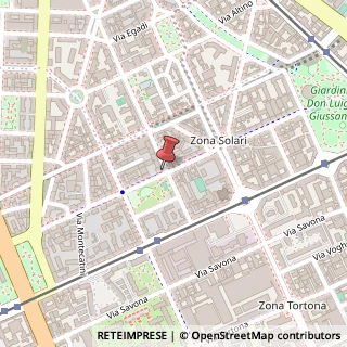 Mappa Via Cola di Rienzo, 12, 20144 Milano, Milano (Lombardia)
