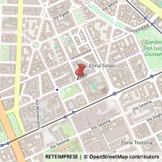 Mappa Via Cola di Rienzo,  11, 20144 Milano, Milano (Lombardia)
