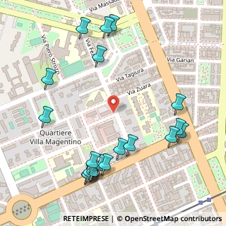Mappa Via Giovanni Gioacchino Winckelmann, 20146 Milano MI, Italia (0.322)