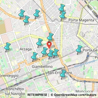 Mappa Via Giovanni Gioacchino Winckelmann, 20146 Milano MI, Italia (1.09643)