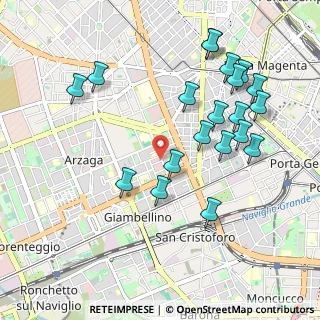 Mappa Via Giovanni Gioacchino Winckelmann, 20146 Milano MI, Italia (1.064)