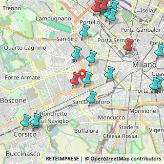 Mappa Via Giovanni Gioacchino Winckelmann, 20146 Milano MI, Italia (2.721)