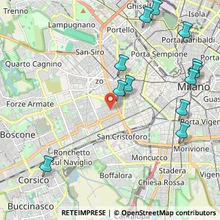 Mappa Via Giovanni Gioacchino Winckelmann, 20146 Milano MI, Italia (2.73583)