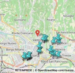 Mappa 37128 Verona VR, Italia (2.173)