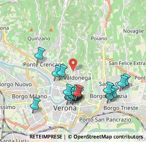 Mappa 37128 Verona VR, Italia (1.94444)