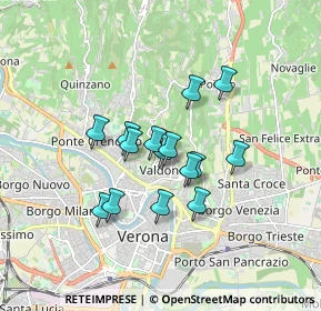 Mappa 37128 Verona VR, Italia (1.28133)