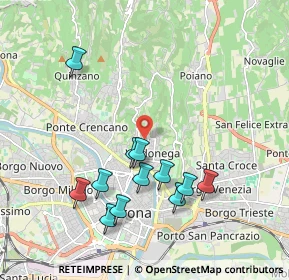Mappa 37128 Verona VR, Italia (1.95917)