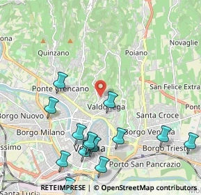 Mappa 37128 Verona VR, Italia (2.56571)