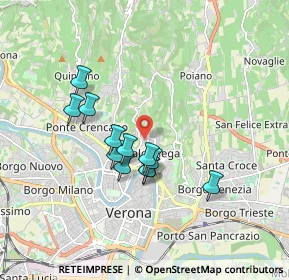 Mappa 37128 Verona VR, Italia (1.43167)