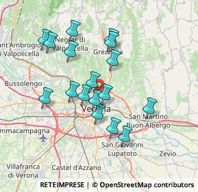 Mappa 37128 Verona VR, Italia (6.38176)