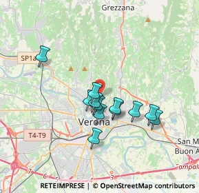 Mappa 37128 Verona VR, Italia (2.82333)