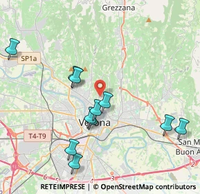 Mappa 37128 Verona VR, Italia (4.56333)