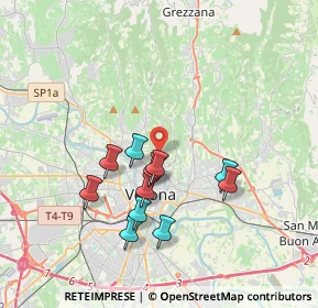 Mappa 37128 Verona VR, Italia (3.29818)