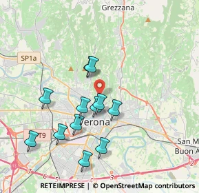 Mappa 37128 Verona VR, Italia (3.545)