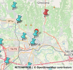 Mappa 37128 Verona VR, Italia (6.20231)