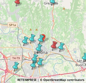Mappa 37128 Verona VR, Italia (4.905)