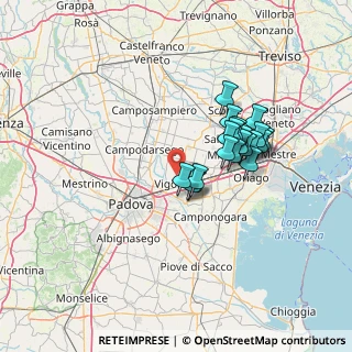 Mappa Via Tagliamento, 30030 Pianiga VE, Italia (11.249)