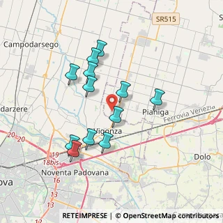 Mappa Via Tagliamento, 30030 Pianiga VE, Italia (3.22583)