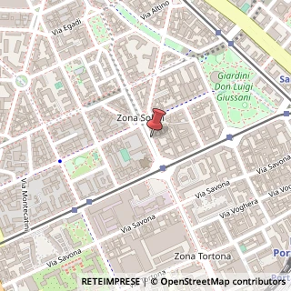 Mappa Via Ambrogio da Fossano Bergognone,  7, 20144 Milano, Milano (Lombardia)
