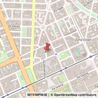 Mappa Via Privata Trezzo d'Adda,  6, 20144 Milano, Milano (Lombardia)