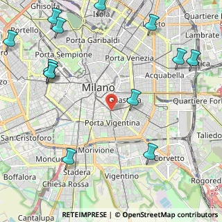 Mappa Corso di Porta Romana, 20122 Milano MI, Italia (3.03615)