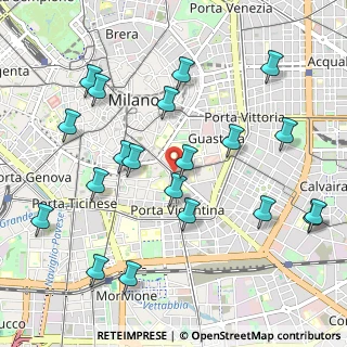 Mappa Corso di Porta Romana, 20122 Milano MI, Italia (1.1585)