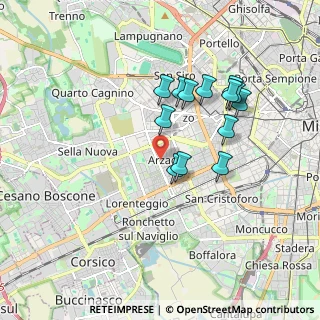 Mappa Via dei Benedettini, 20146 Milano MI, Italia (1.59154)