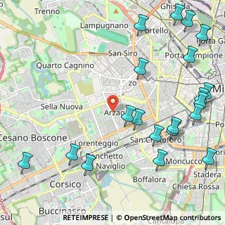 Mappa Via dei Benedettini, 20146 Milano MI, Italia (2.9185)