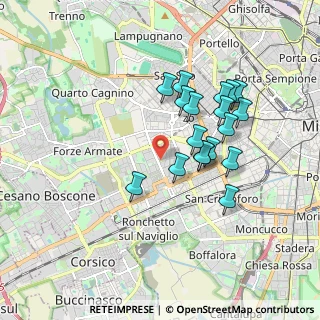 Mappa Via dei Benedettini, 20146 Milano MI, Italia (1.56944)