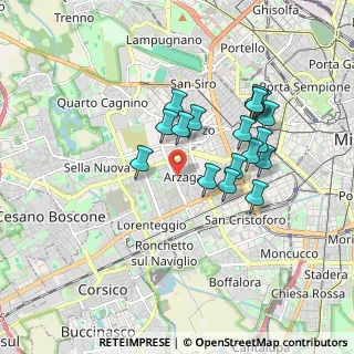 Mappa Via dei Benedettini, 20146 Milano MI, Italia (1.59556)