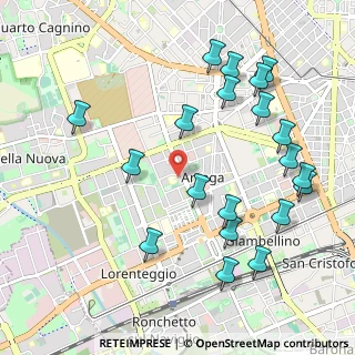 Mappa Via delle Orchidee, 20147 Milano MI, Italia (1.1585)