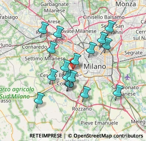 Mappa Via delle Orchidee, 20147 Milano MI, Italia (6.25059)