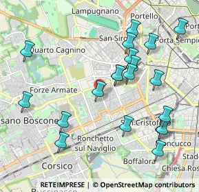 Mappa Via delle Orchidee, 20147 Milano MI, Italia (2.165)