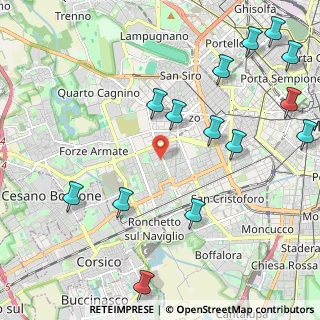 Mappa Via delle Orchidee, 20147 Milano MI, Italia (2.68071)