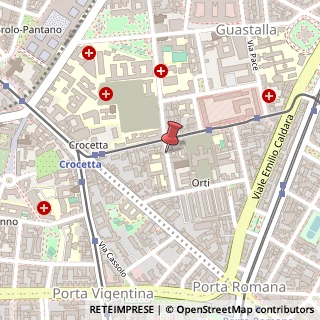 Mappa Via della Commenda, 33, 20122 Milano, Milano (Lombardia)