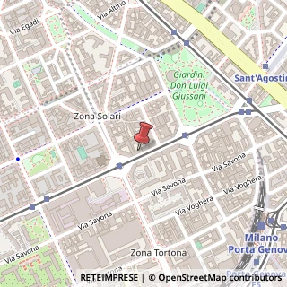 Mappa Via Andrea Solari, 12, 20144 Milano, Milano (Lombardia)