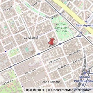 Mappa Via Andrea Solari, 8, 20144 Milano, Milano (Lombardia)